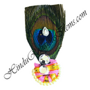 Cotton Sadi Paag With Golden Lace With Mor-Chandrika