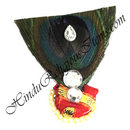 Cotton Sadi Paag With Golden Lace With Mor-Chandrika