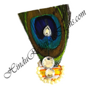 Cotton Sadi Paag With Golden Lace With Mor-Chandrika