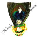 Cotton Sadi Paag With Golden Lace With Mor-Chandrika