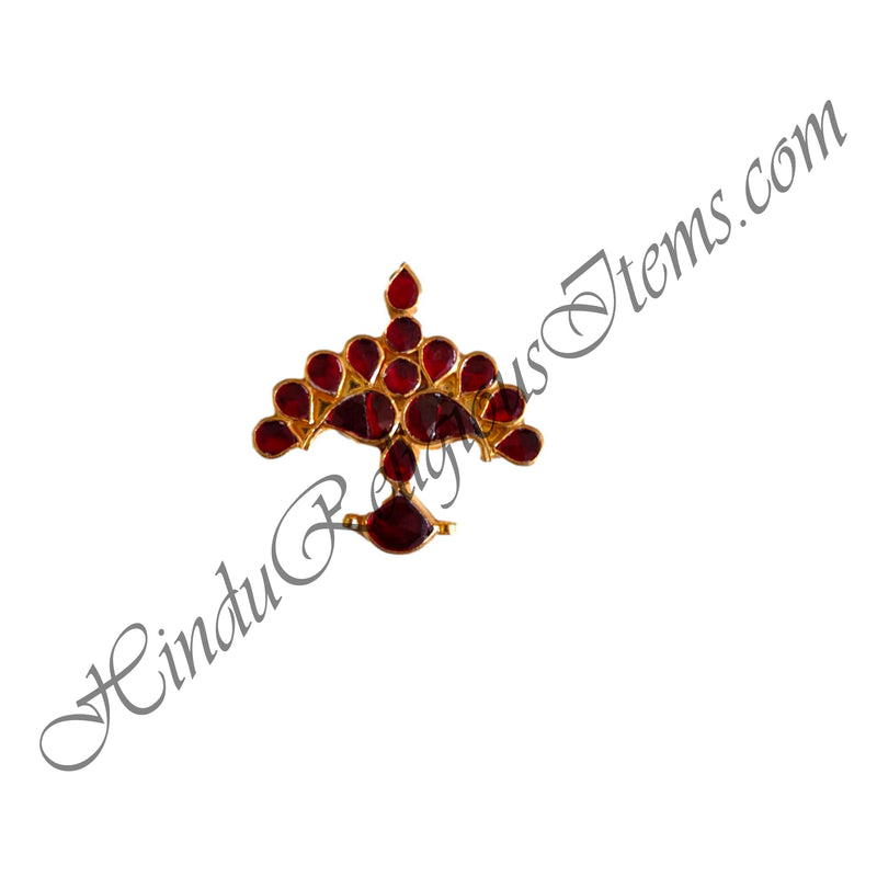 Premium Quality Kundan Mukut With Keri Shape