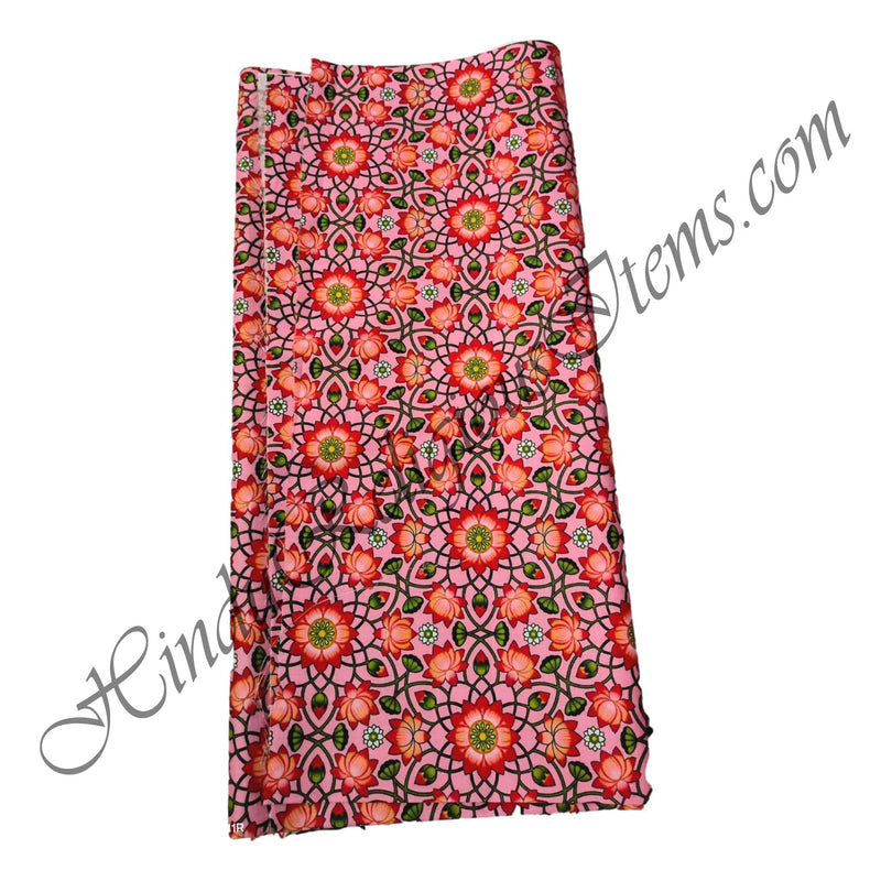 Slub Cotton Kamal Talai (medium print) Print Fabric/kapad(SCKTMP)