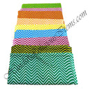 Cotton With W Shaped Two Color Rajshahi Leheriya Fabric/ Kapad(CWTRL)