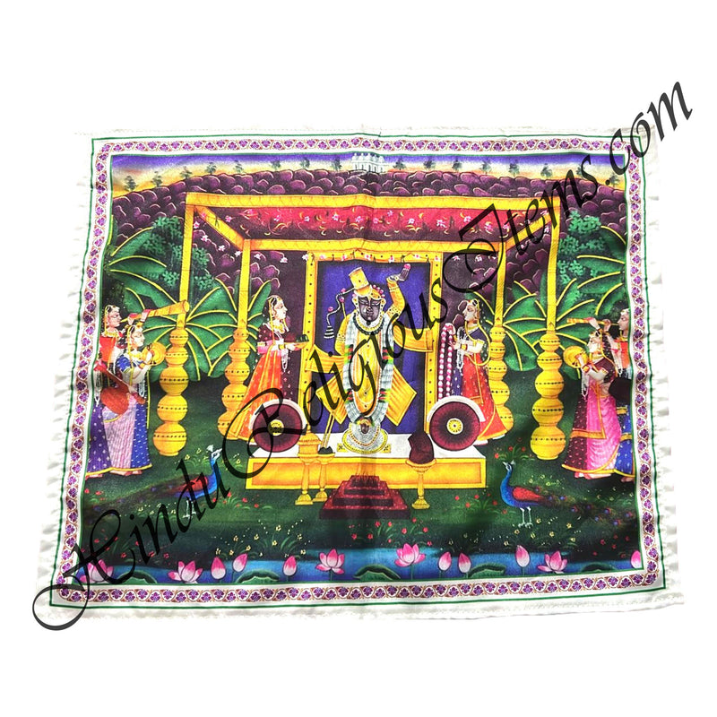 Standard Satin Printed Pichwai (Backdrop) - Vivah Khel