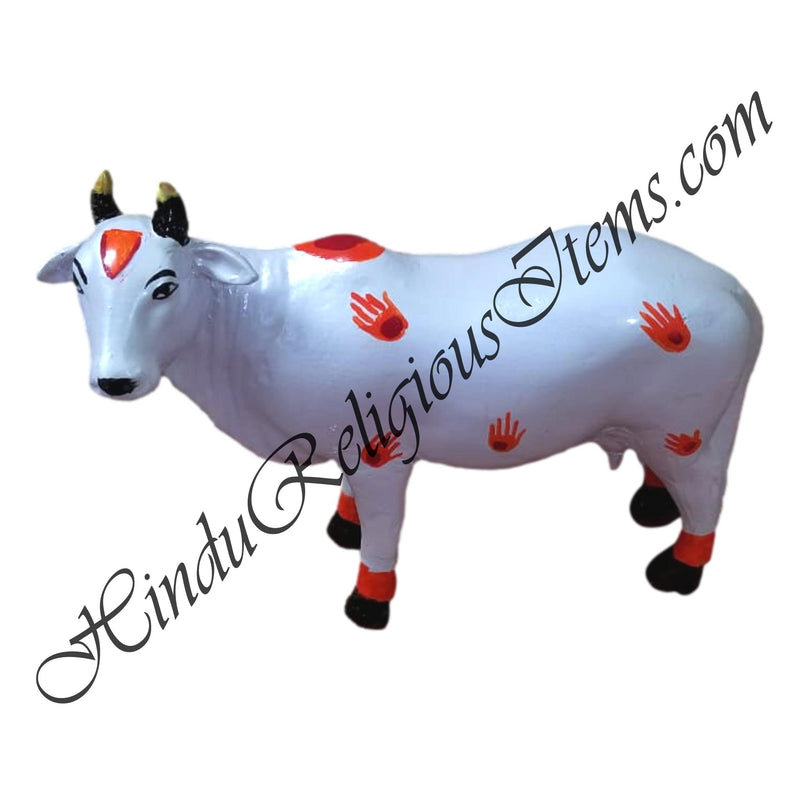 Gaay (Cow) Animal Fiber Swarup / Khilona ( 6 Inch)