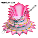 MDF Wooden Multipurpose Vraj Kamal (Lotus Seat) For Home Seva