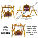 Sankheda Style Wooden Palna (Cradle)