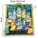 High Quality Satin Printed Pichwai (Backdrop)-Maharaas