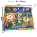 High Quality Satin Printed Pichwai (Backdrop)-Maharaas