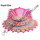 MDF Wooden Multipurpose Vraj Kamal (Lotus Seat) For Home Seva