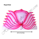 MDF Wooden Multipurpose Vraj Kamal (Lotus Seat) For Home Seva