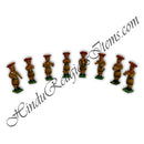 Wooden 3D Band Baja (Set of 8)