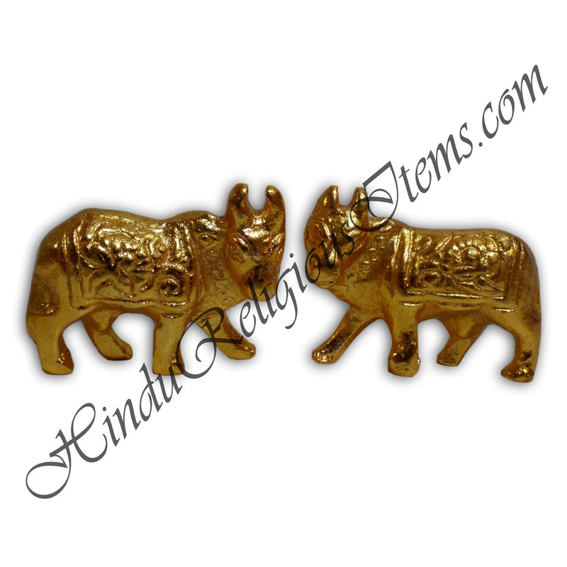 Golden Metal Khilona pair (Animal toys)