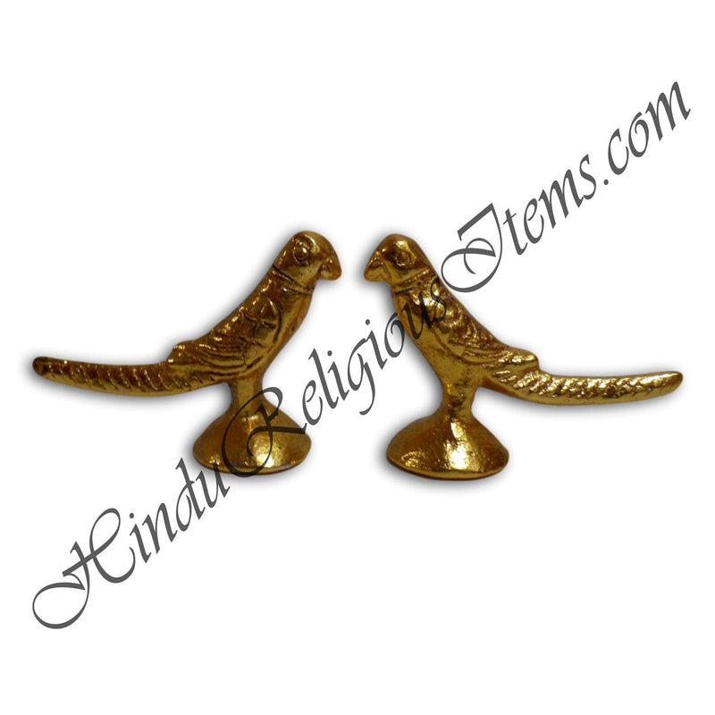 Golden Metal Khilona pair (Animal toys)