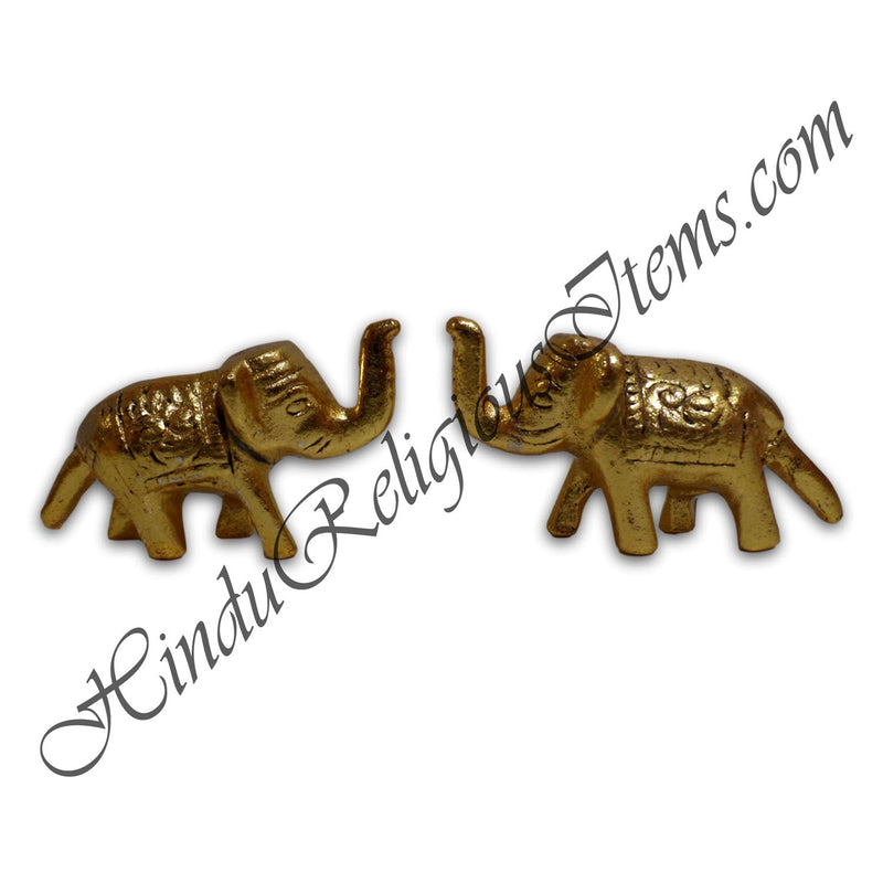 Golden Metal Khilona pair (Animal toys)