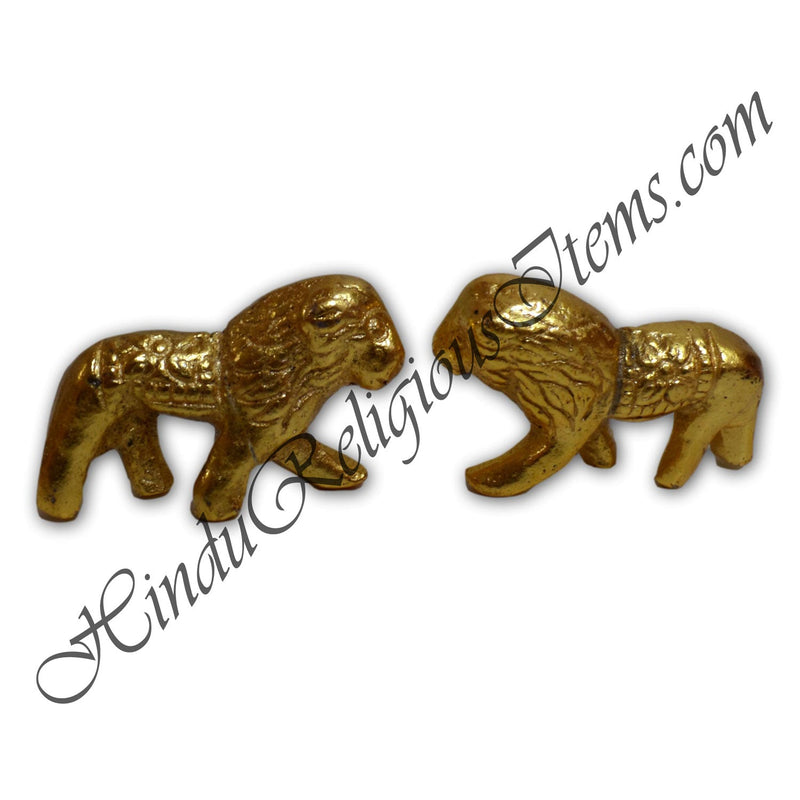 Golden Metal Khilona pair (Animal toys)