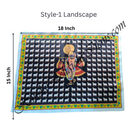 Premium Satin Printed Pichwai (Backdrop) - Shreenathji With Cow