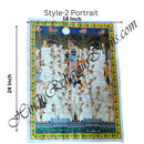 Premium Satin Printed Pichwai (Backdrop) - Shreenathji With Cow