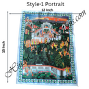 High Quality Satin Printed Pichwai (Backdrop) - Saanji