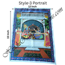 High Quality Satin Printed Pichwai (Backdrop) - Saanji