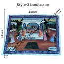 High Quality Satin Printed Pichwai (Backdrop) - Saanji