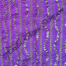 Saga Silk With Vel Sequence Tikki Work Fabric/ Kapad [SSVSW]