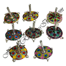 White Metal And Meenakari Chakaradi (Toy)