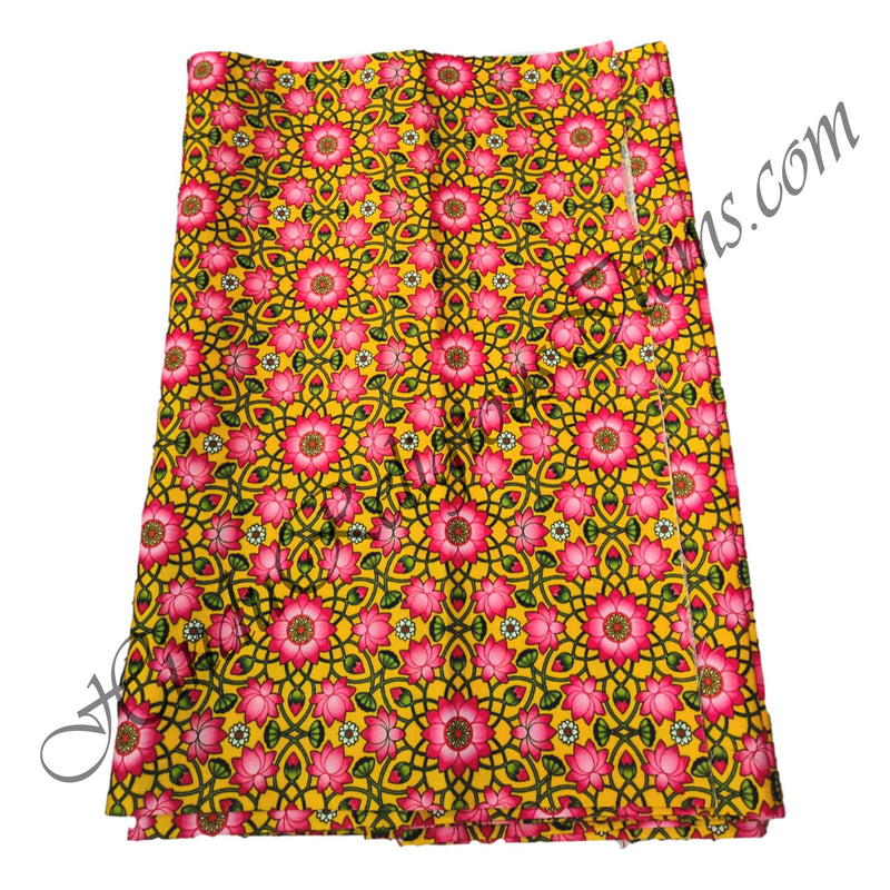 Slub Cotton Kamal Talai (medium print) Print Fabric/kapad(SCKTMP)