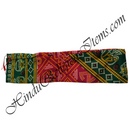 Silk Bandhani Takiya Cover