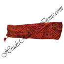 Silk Bandhani Takiya Cover