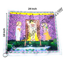 Premium Satin Printed Pichwai (Backdrop) - Three Nidhi