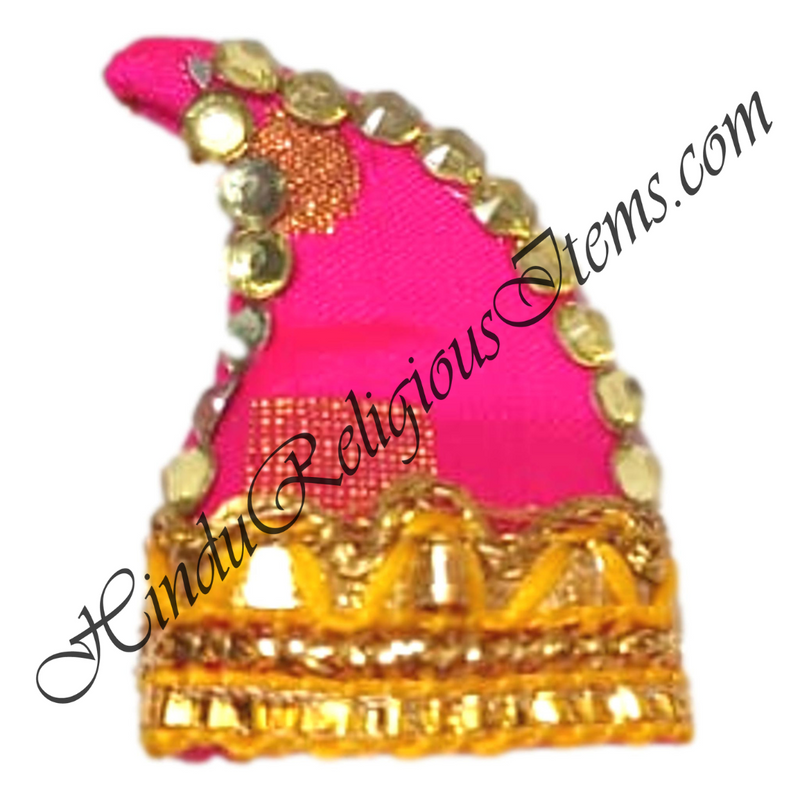 Premium Quality Cotton Gwal Kaan Topi With Stone Decorations