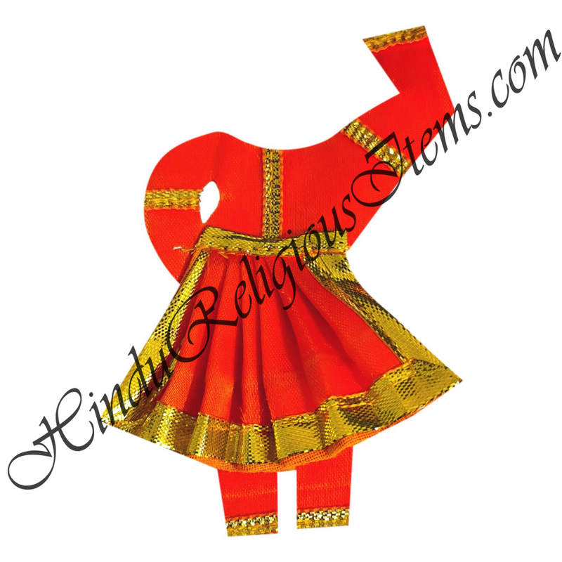 Chitraji Satin Choli Gherdar Ang Vastra With Golden Lace