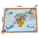 Premium Satin Printed Pichwai (Backdrop) - Vasant Kalas(Vasant Panchmi)
