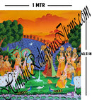 Satin Silk Super Fine Jungle Print Fabric/kapad [SSJ]