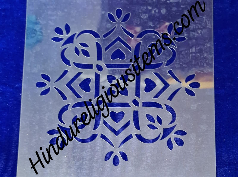 Hard Plastic Saanji - Rangoli Design