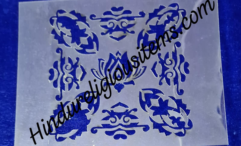 Hard Plastic Saanji - Rangoli Design