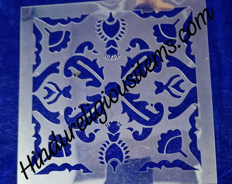 Hard Plastic Saanji - Rangoli Design