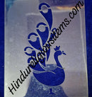 Hard Plastic Saanji - Peacock