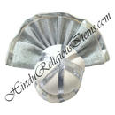 Large Cotton Kulhe Paag Golden And Silver Lace