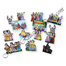 High Quality MDF Vivah Khel Cut Out (Set of 14)