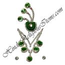 Cheep Two leyer Colored Moti Mala Set