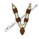 Chandan with moti mala set