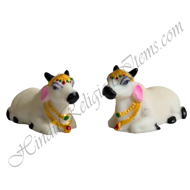High Quality Cow Animal Marble Swarup (Set of 2)