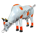 Gaay (Cow) Animal Fiber Swarup / Khilona ( 6 Inch)
