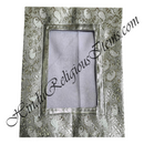 Chitraji Silver Jhari Vastra With Various Design With Silver Lace