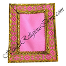 Chitraji Satin Silk Vastra With Embroidery Lace Work On It