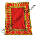 Chitraji Satin Silk Vastra With Embroidery Lace Work On It