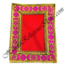 Chitraji Satin Silk Vastra With Embroidery Lace Work On It