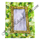 Chitraji Saga Silk Vastra With Golden Jhari Embroidery Tikli Work With Decorative Lace